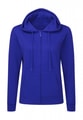 Dames Hooded Sweaters full zip SG29F royal blue
